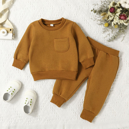 Round Neck Autumn And Winter Fashionable Long Sleeves