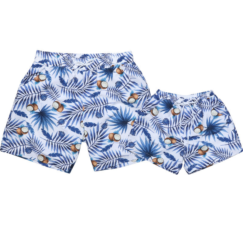 New Style Parent Child Swimwear Quick Drying Beach Pants