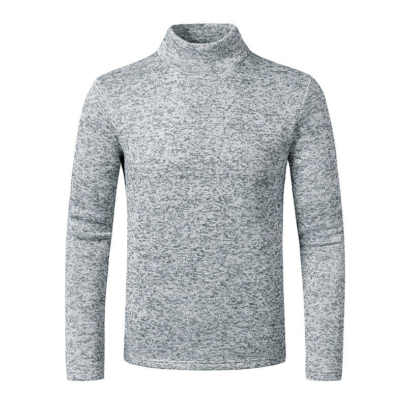 New European And American Men's High Neck Sweater For Warmth