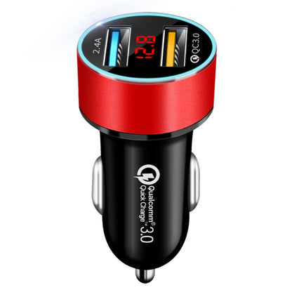 LED digital display car charger