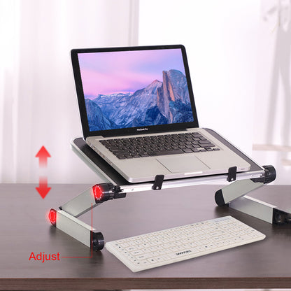 Support pliable pour ordinateur portable et tablette de bureau ergonomique