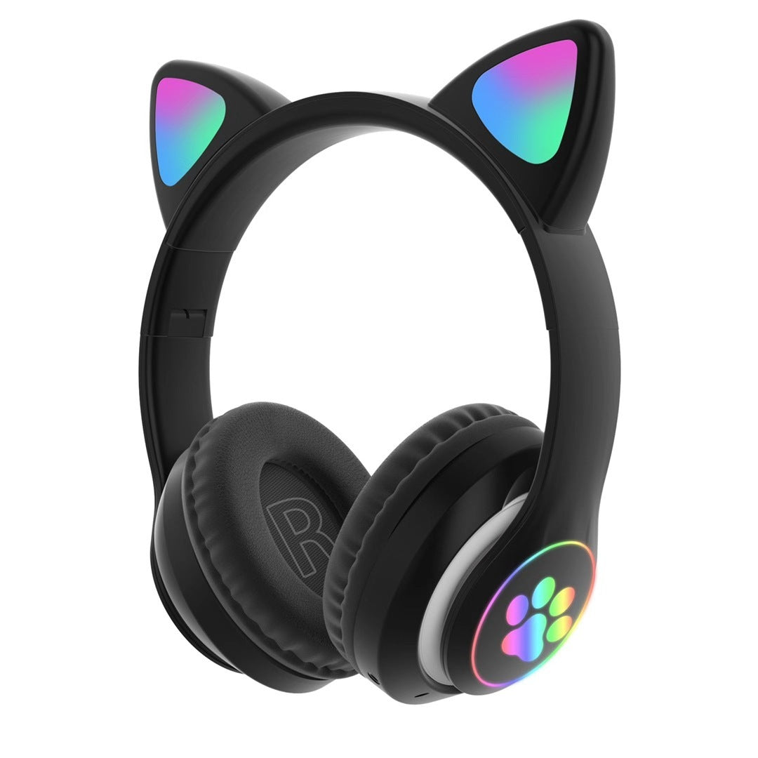 Cat Ear Bluetooth Headset Wireless Light Emitting Headset