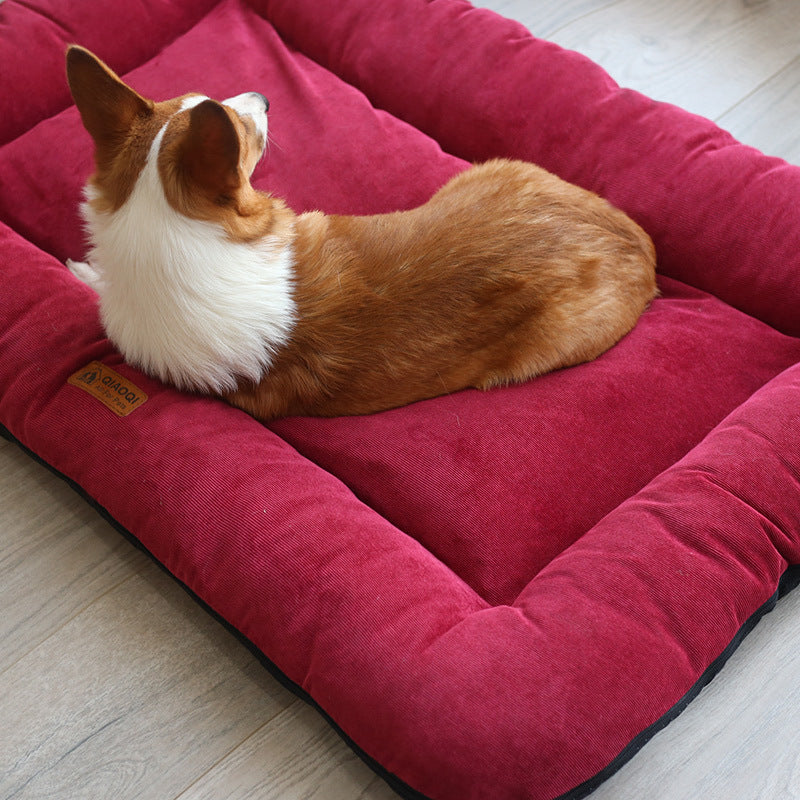 Large dog mat in one puppy kennel