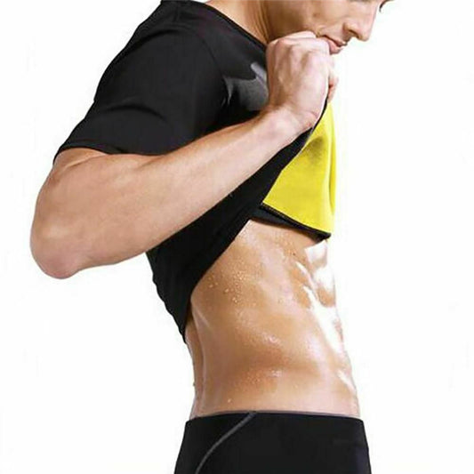 Hot Shapers Men's Short-sleeved Sweaty Fitness Sports top