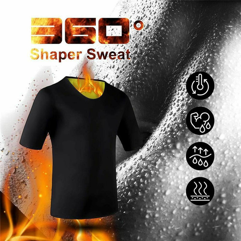 Hot Shapers Men's Short-sleeved Sweaty Fitness Sports top