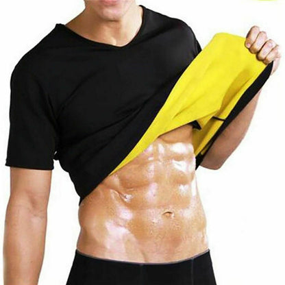 Hot Shapers Men's Short-sleeved Sweaty Fitness Sports top