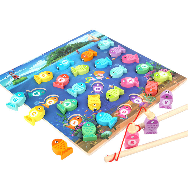 Jouets Educatifs En Bois Montessori Pour Enfants, Planche Occupee, Peche, Maths, Jouet Prescolaire, Cadeau Du Nouvel An