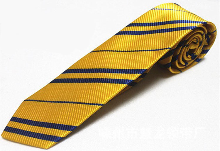 Striped Tie Halloween Cosplay Tie Gryffindor Slytherin Tie