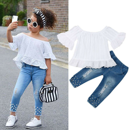 Shirt Shorts Girls Girl Kids Clothes For Baby Set Children