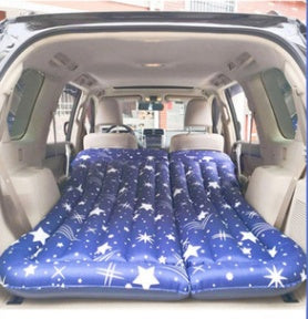 The Rear Seat Car Inflatable Bed Can Be Folded