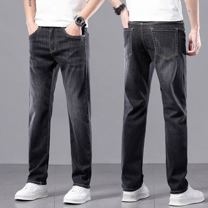 Men's Straight Slim Stretch Casual Pants