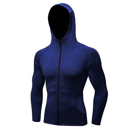 Fitness Running Training Long Sleeve Zipper Casual Hoodie Quick-Drying Jacket