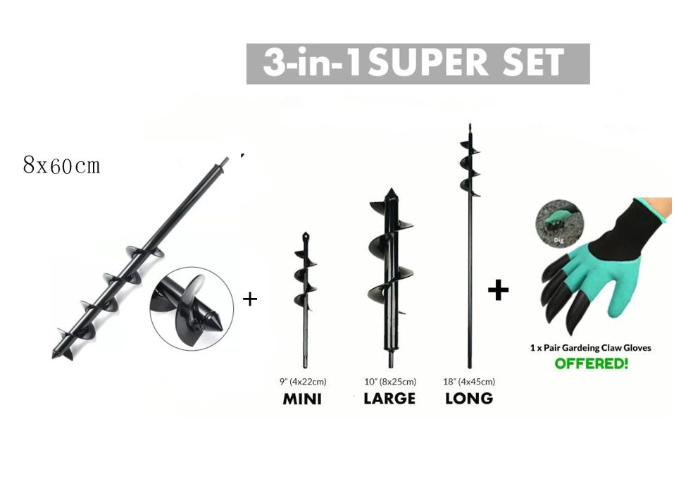 Spiral Loosening Drill Bit Alloy Ground Drill Bit