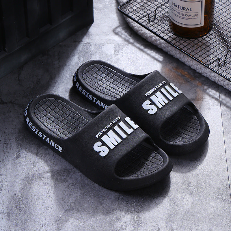 Non-slip Bathroom Wear-resistant Thick-soled Beach Sandals And Slippers