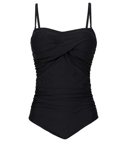 new European and American swimwear conjoined plus size plus fertilizer to increase sexy one-piece swimsuit