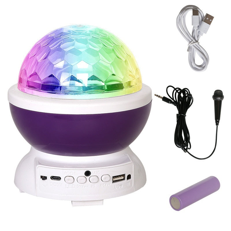 Karaoke Wireless Bluetooth Rotating Light Subwoofer