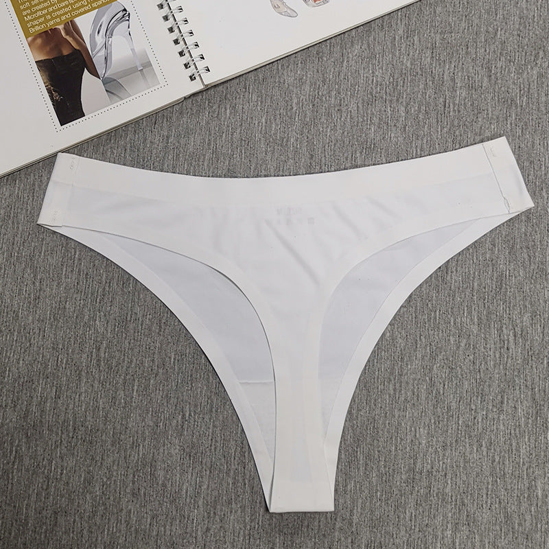 One Piece Invisible Low Waist Sports Underwear For Women