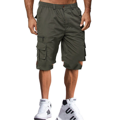 Men's Multi-pocket Cargo Shorts Loose Outdoor Casual