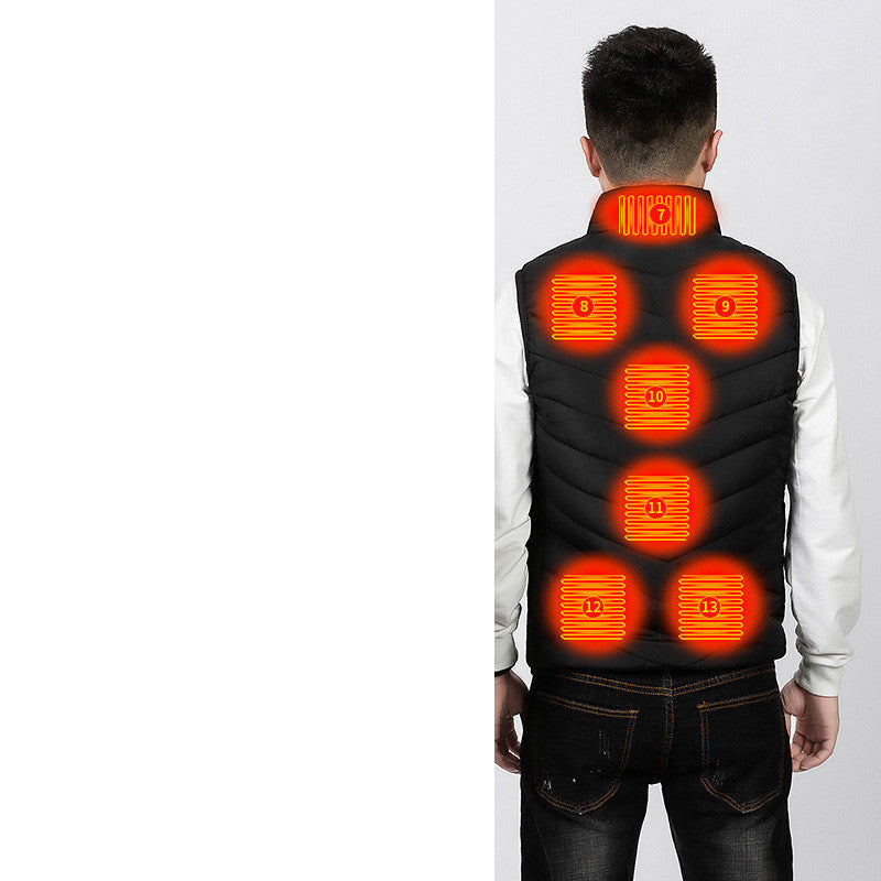 Men's Winter Warm Keeping Smart USB Electric Heating Vest