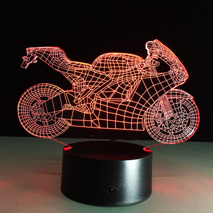 Motorcycle led desk lamp