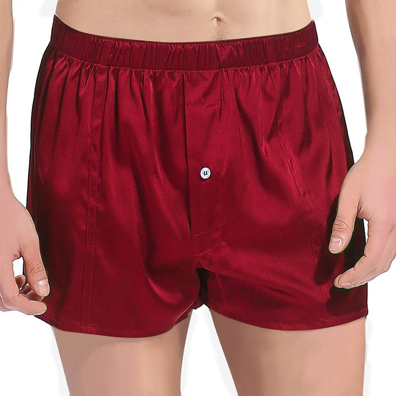 Seamless Men Silk Boxers Are Comfortable To Exercise