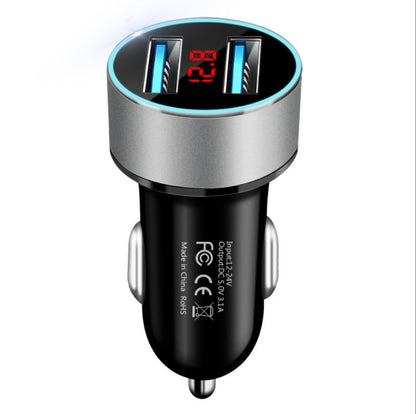 LED digital display car charger