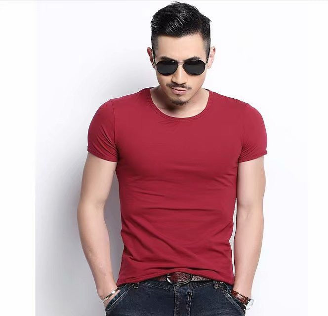 Round neck short sleeve t-shirt summer