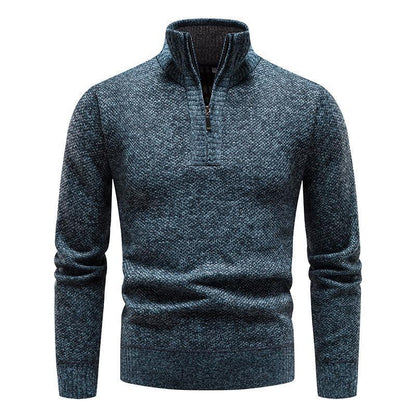 New Style Plush Men's Large High Neck Sweater