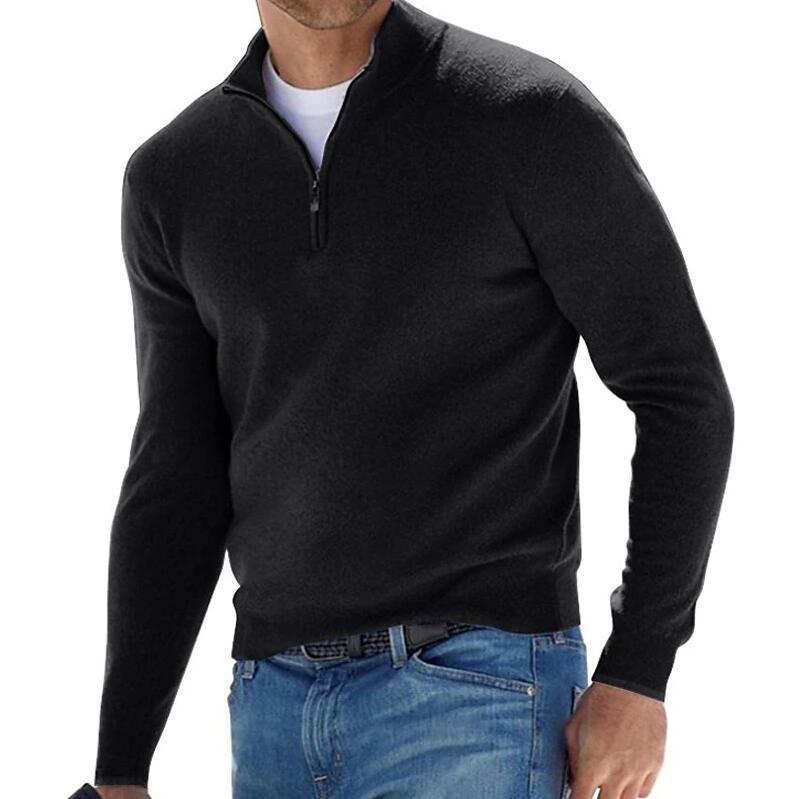 Men's European And American Long-sleeved Cashmere Undershirt