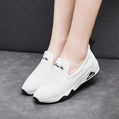 Women Canvas Shoes Youth Casual Shoes Comfortable High Heels канва обувь