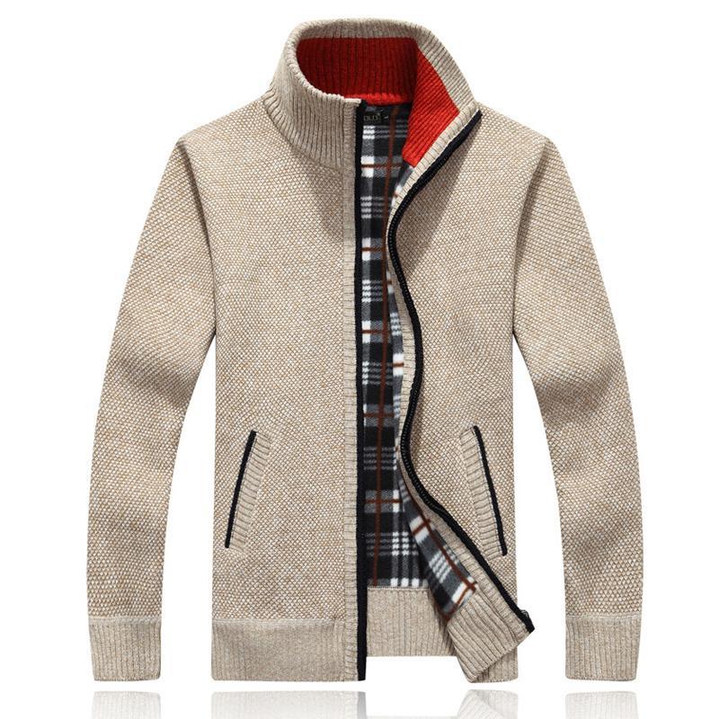 Middle-aged And Elderly Dad Dress Knitted Jacket