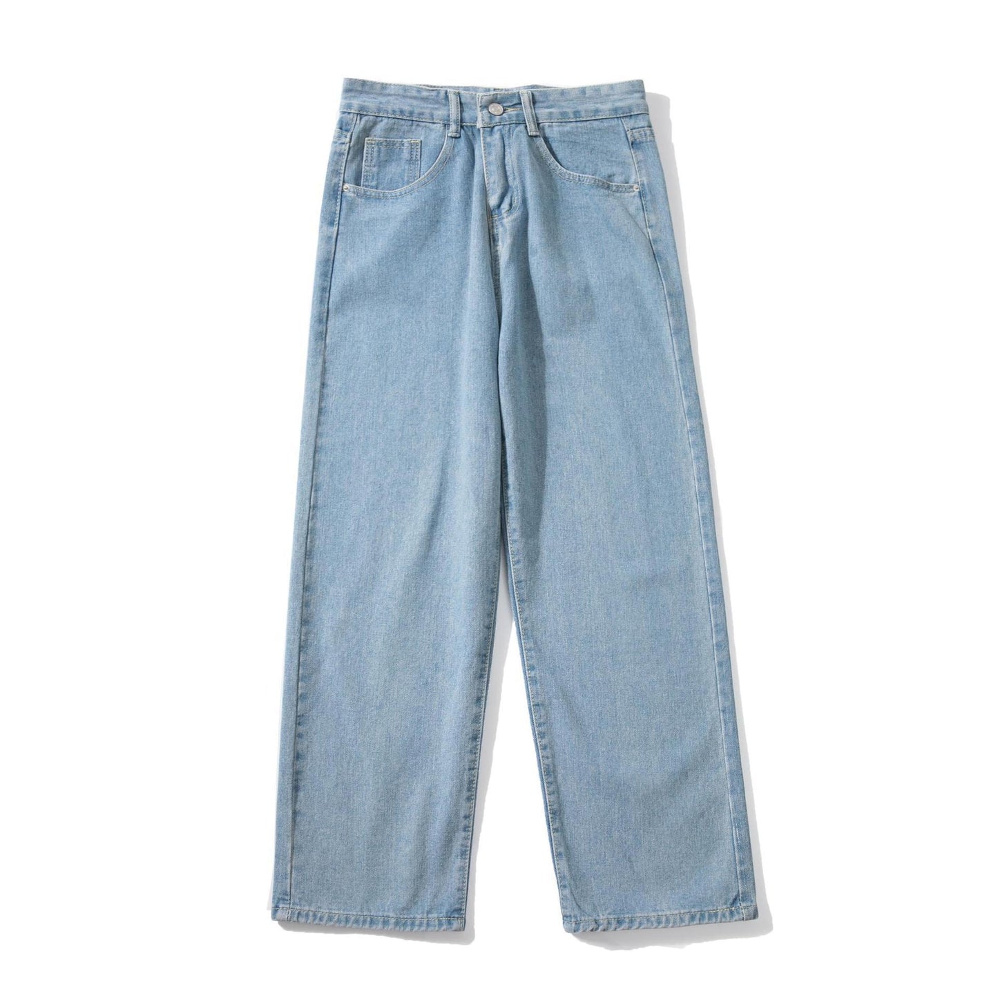 Retro Washed Denim Jeans For Men In All Seasons