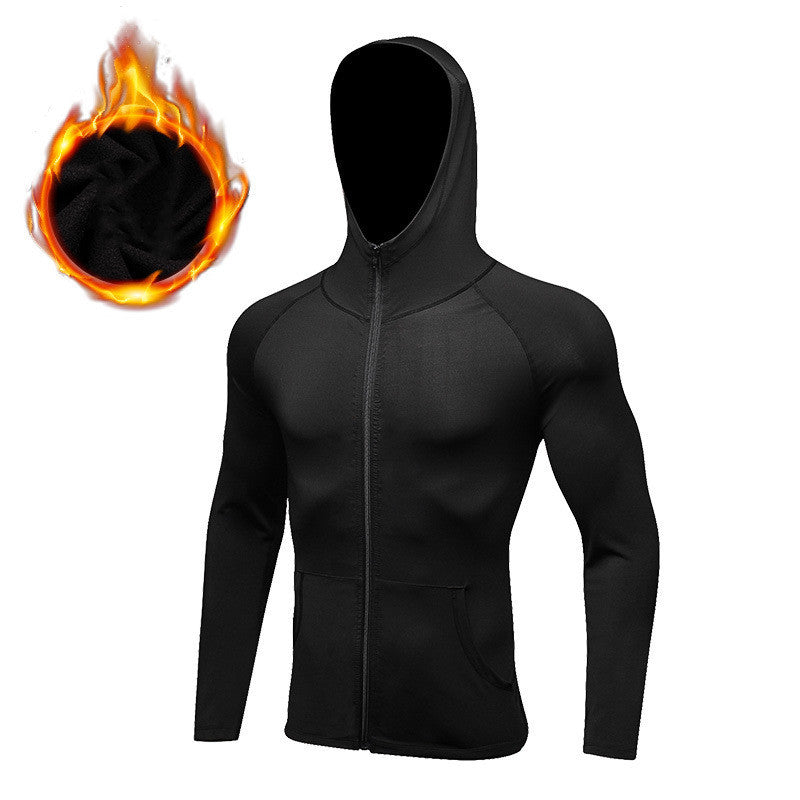 Fitness Running Training Long Sleeve Zipper Casual Hoodie Quick-Drying Jacket