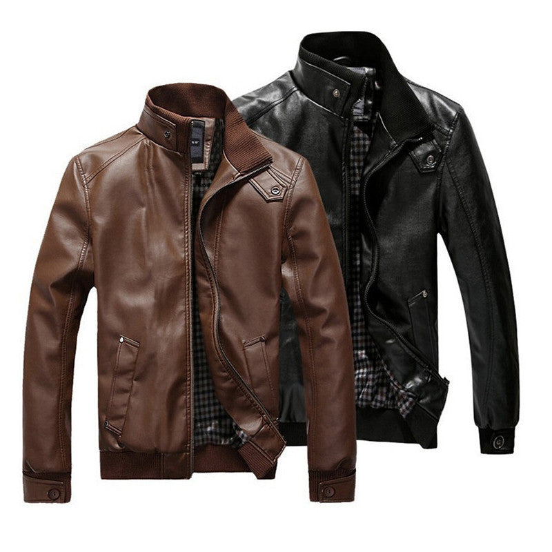 Men's leather jacket