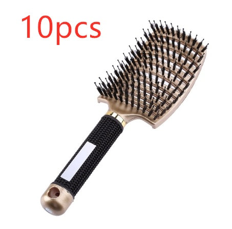 Hairbrush Anti Klit Brushy Haarborstel Women Detangler Hair Brush Bristle Nylon Scalp Massage  Teaser Hair Brush Comb