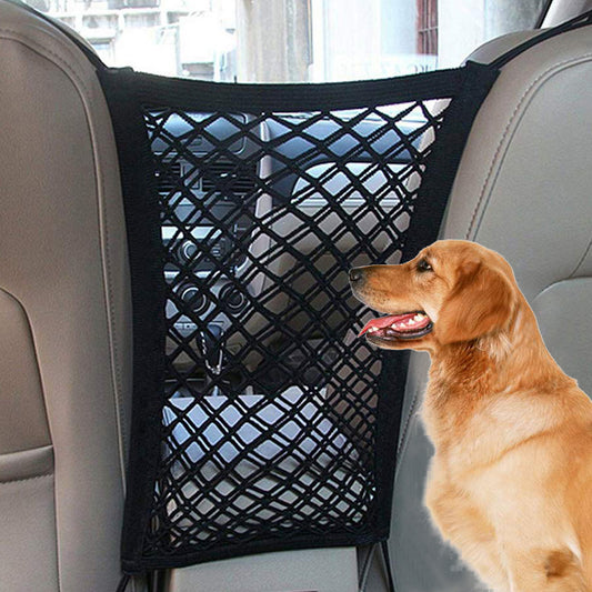 Elastic Car Pet Fence Dog Safety Isolation Net Children Travel Isolation Barrier Mesh Dog Fence Anti-collision Mesh Pet Supplies