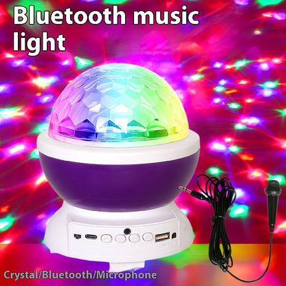 Karaoke Wireless Bluetooth Rotating Light Subwoofer