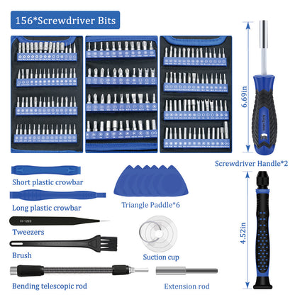 170 Piece Screwdriver Set Multi Function Repair