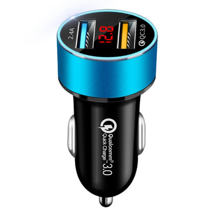 LED digital display car charger