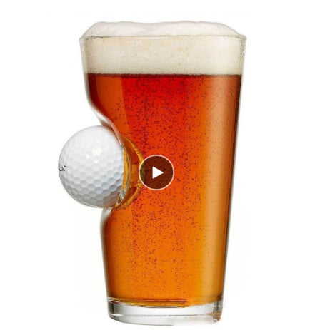 Stuck In Glass Beer Mug Golf Embedded Creative Wine Glass