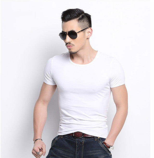 Round neck short sleeve t-shirt summer