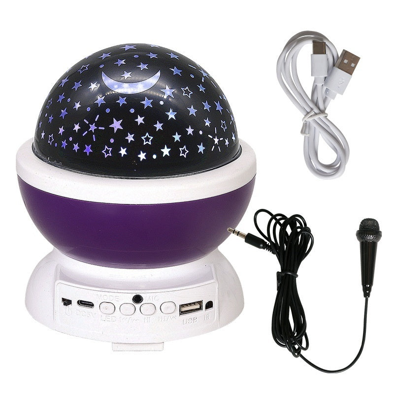 Karaoke Wireless Bluetooth Rotating Light Subwoofer