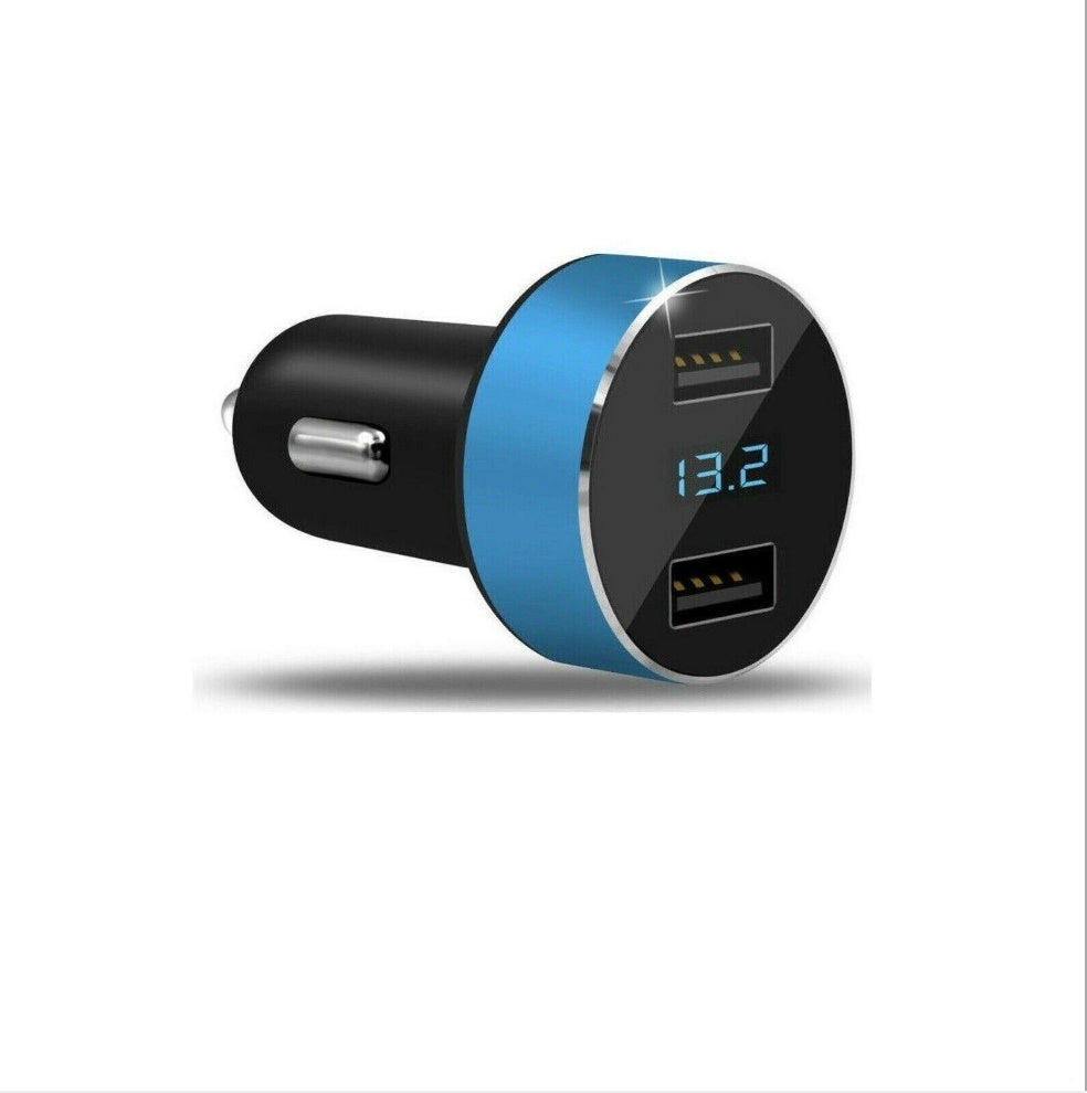 LED digital display car charger