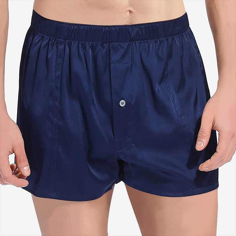 Seamless Men Silk Boxers Are Comfortable To Exercise