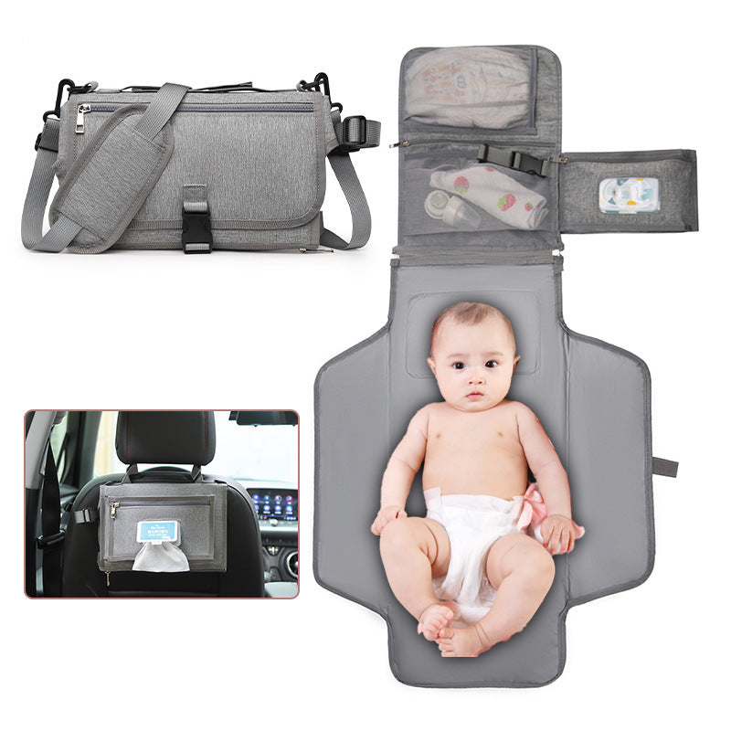 Portable Baby Diaper Pad Multifunctional Outdoor Travel Folding Diaper Bag