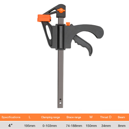 Two-way Fixed F-clamp Woodworking Quick Fixture