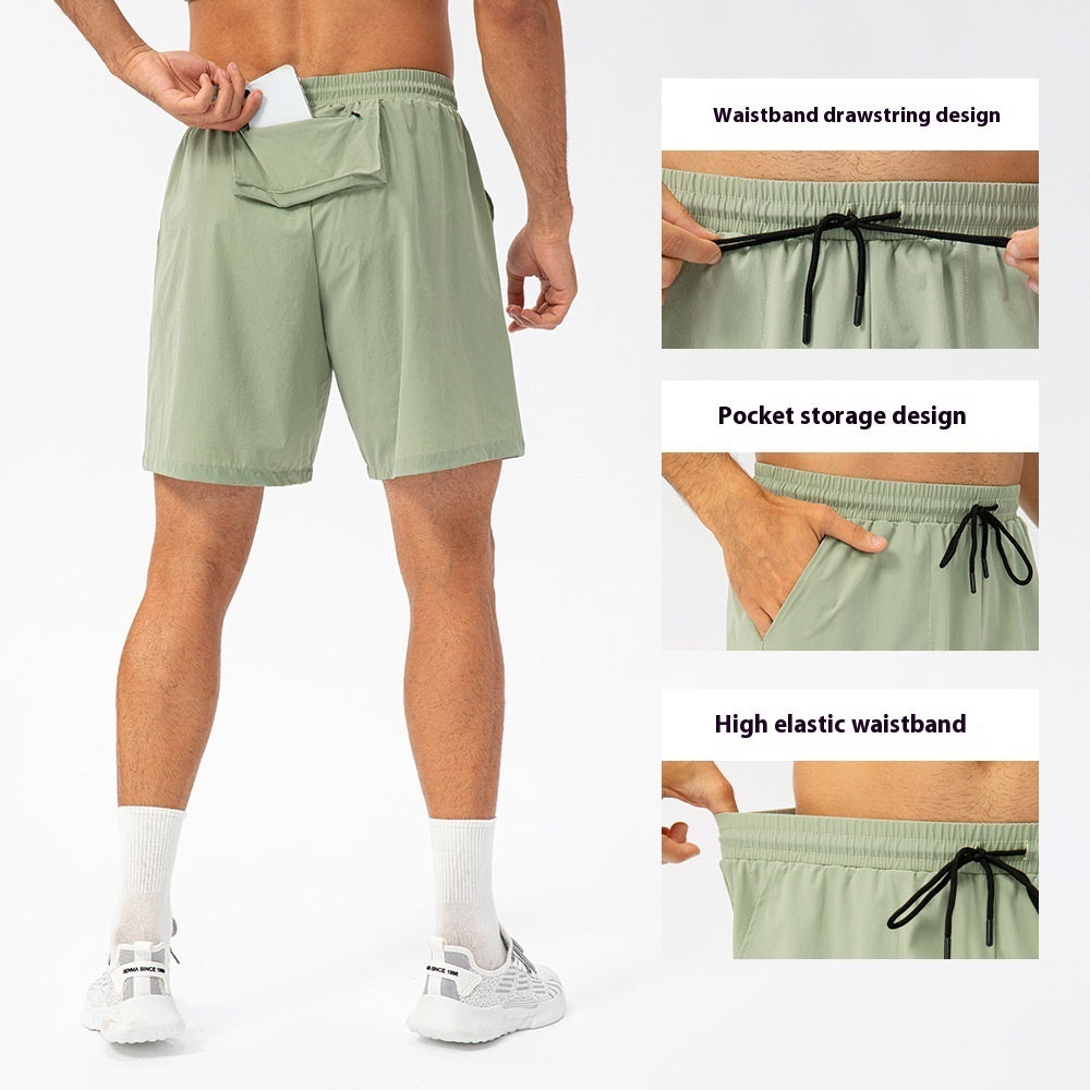 Men's Loose Running Workout Shorts Lightweight Breathable Quick-drying