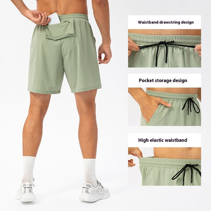 Men's Loose Running Workout Shorts Lightweight Breathable Quick-drying