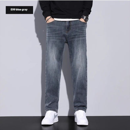 Jeans Loose Straight Casual Long Pants Men