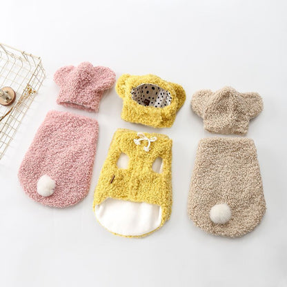 Dog Clothes Cubs Split Two-legged Teddy Dog Pet